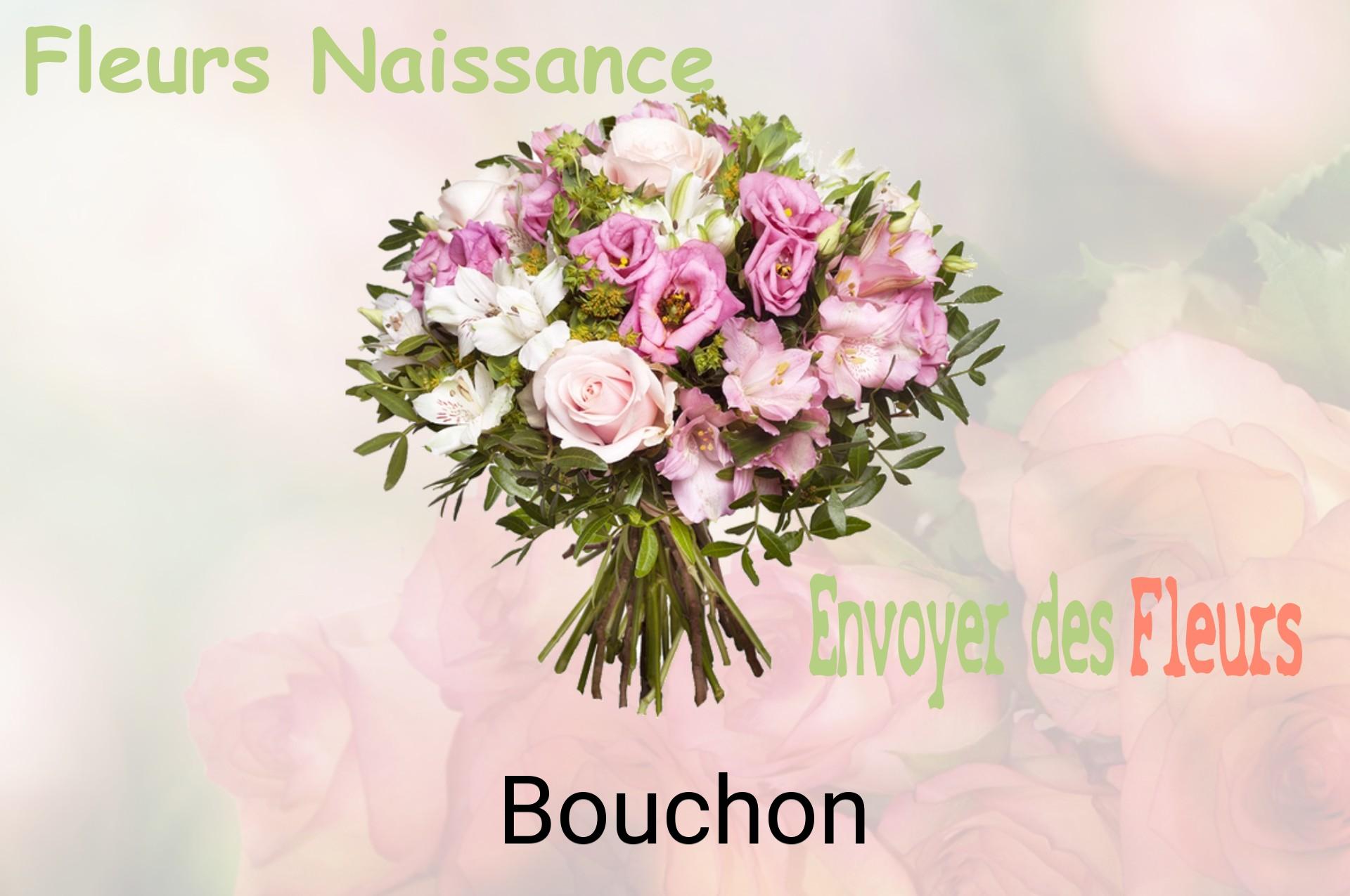 Bouquet de fleurs de naissance livré à Bouchon